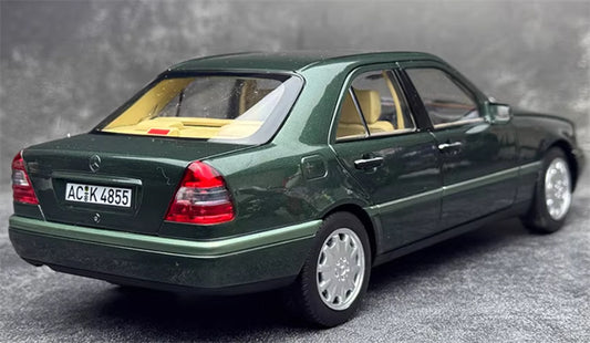 NOREV Mercedes Benz C-CLASS 1993 dark green 1:18 Car Pre-built Model view2