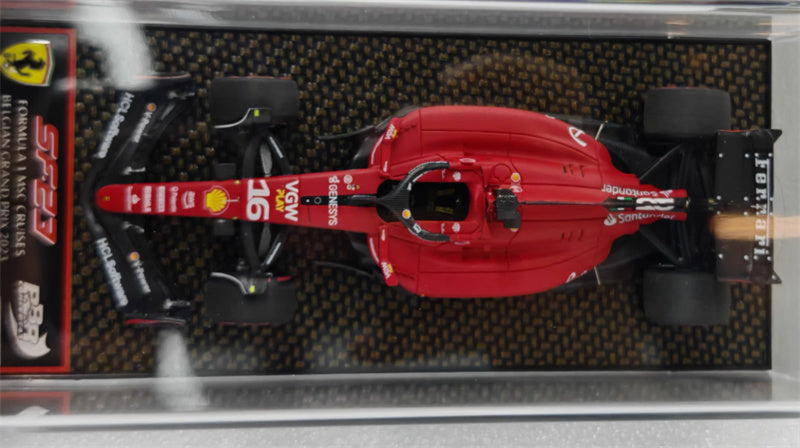1:43 BBR MODELS Ferrari SF23 3rd Belgian Grand Prix 2023 Leclerc #16 LTD 120PCS view4