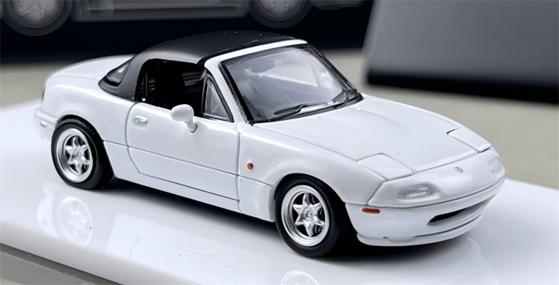 1:64 Mazda MX-5 white ATS DIECAST Civil Car Model