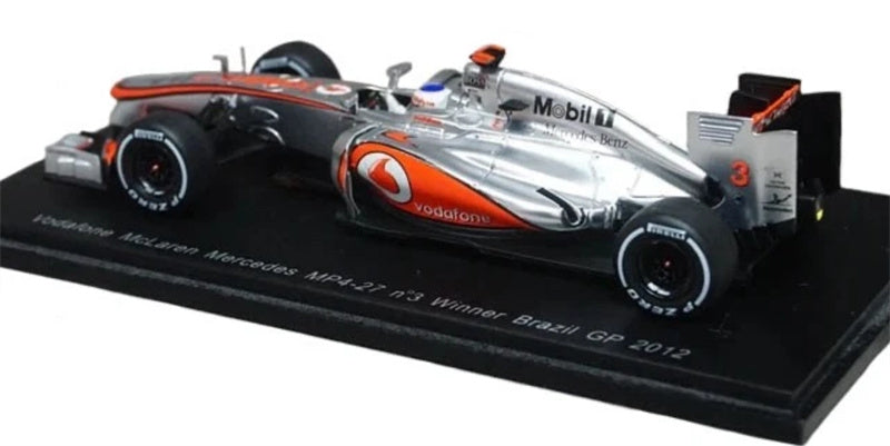 Spark Vodafone McLaren MERCEDES Mp4-27 #3 Winner Brazil GP 2012 Jenson 1:43 Car Pre-built Model view2