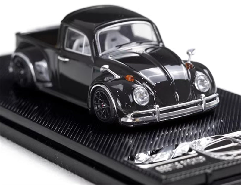 Liberty 64 Volkswagen Beetle Pickup Black Limited Edition 499PCS ONLY ROB3DESIGN 1:64 Car Pre-built Airliner Model Display view7