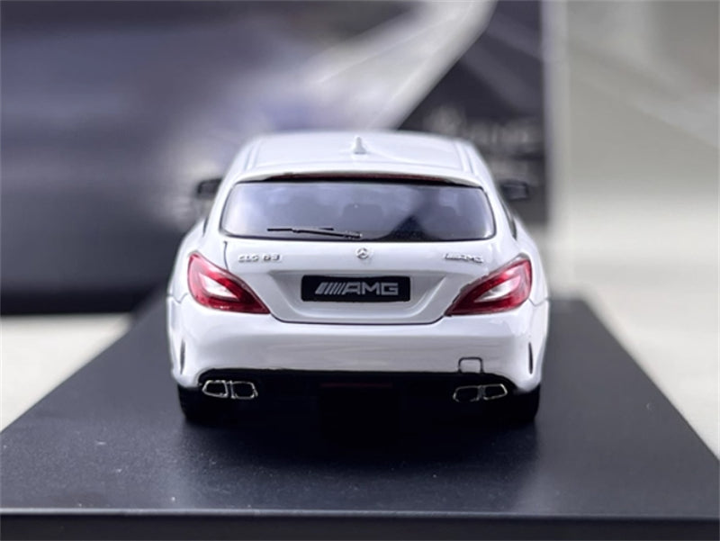 KING MODEL Mercedes Benz CLS63 AMG Hunting Edition White Limited Edition 999PCS ONLY 1:64 Car Pre-built Model view6