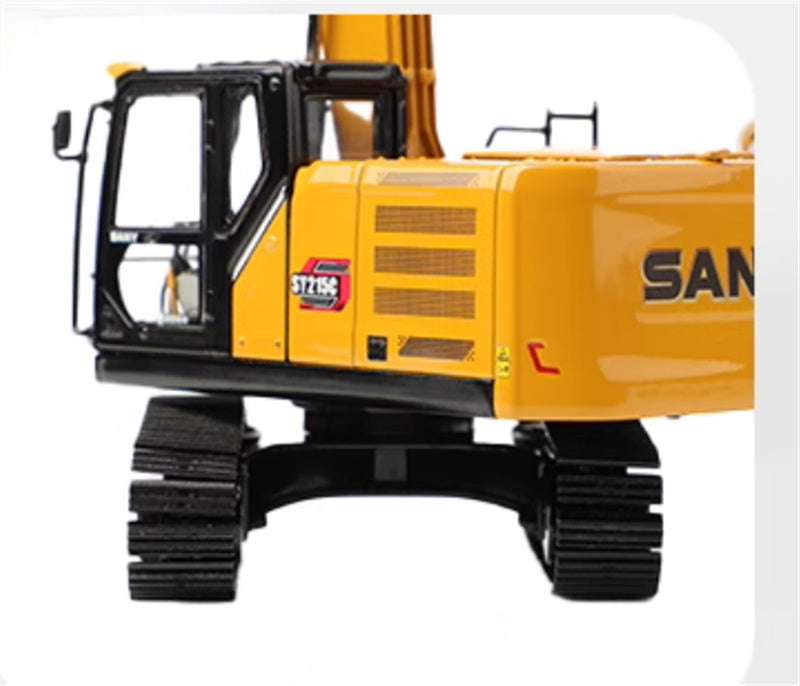 SANY SY215C-12 New Excavator Limited Edition Yellow 1:35 Truck Pre-built Model