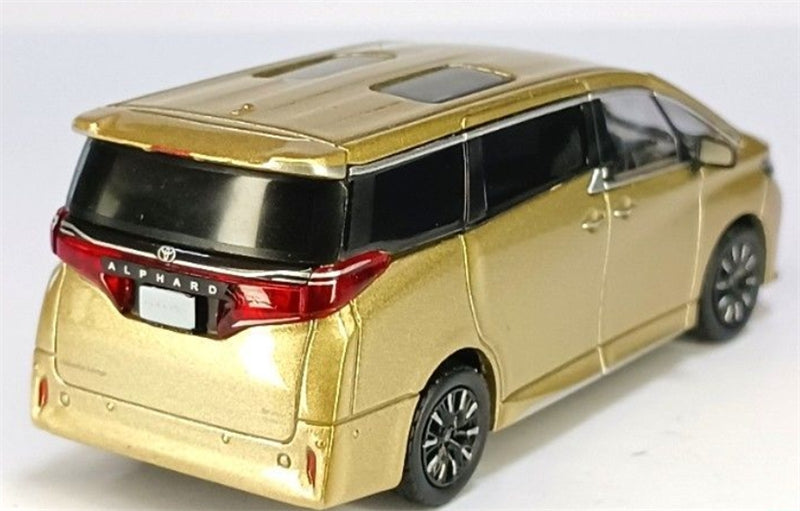 DCT Toyota New Alphard Mpv Gold RHD 1:64 Car Pre-built Model