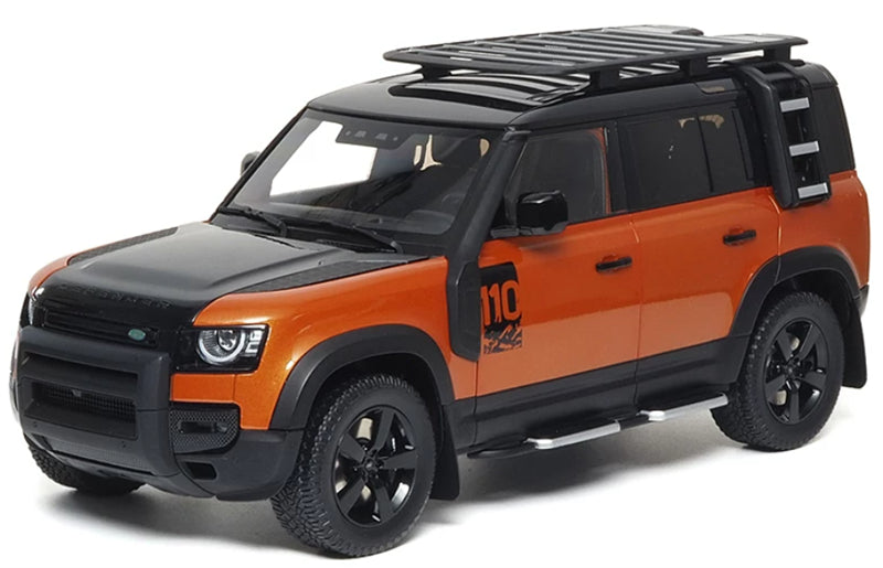 1:18 Land Rover Defender 110 2020 Orange/Black Almost Real Limited Edition 600PCS ONLY DIECAST Model