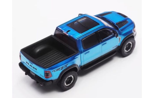 1:64 Dodge RAM TRX Shadow GCD Blue Diecast Model view2