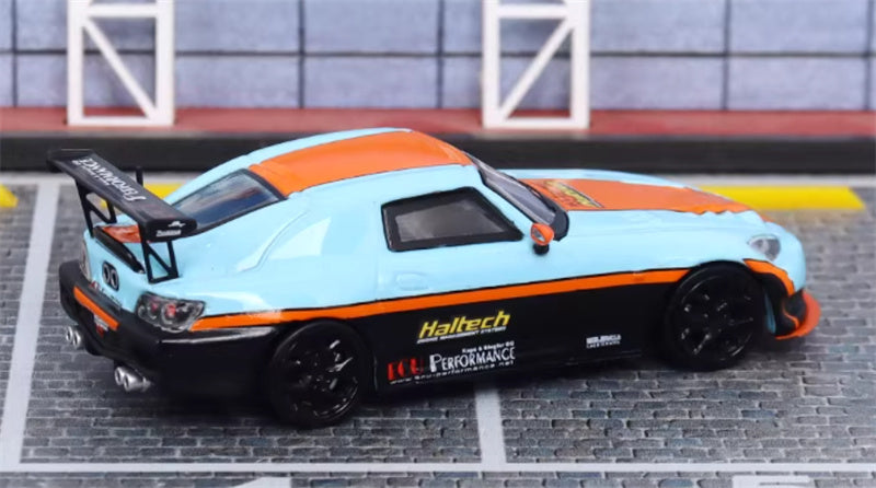 SW Honda S2000 Gulf Painting Limited Edition 499PCS ONLY 1:64 car Pre-built Model view5