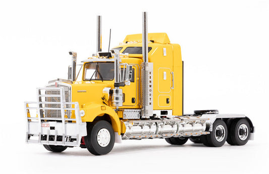 Drake KENWORTH C509 SLEEPER CHROME Yellow 1:50 Truck Pre-built Model