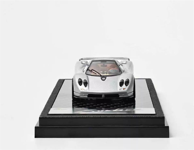 1:64 Pagani Zonda C12 Silver LCD MODELS DIECAST Model
