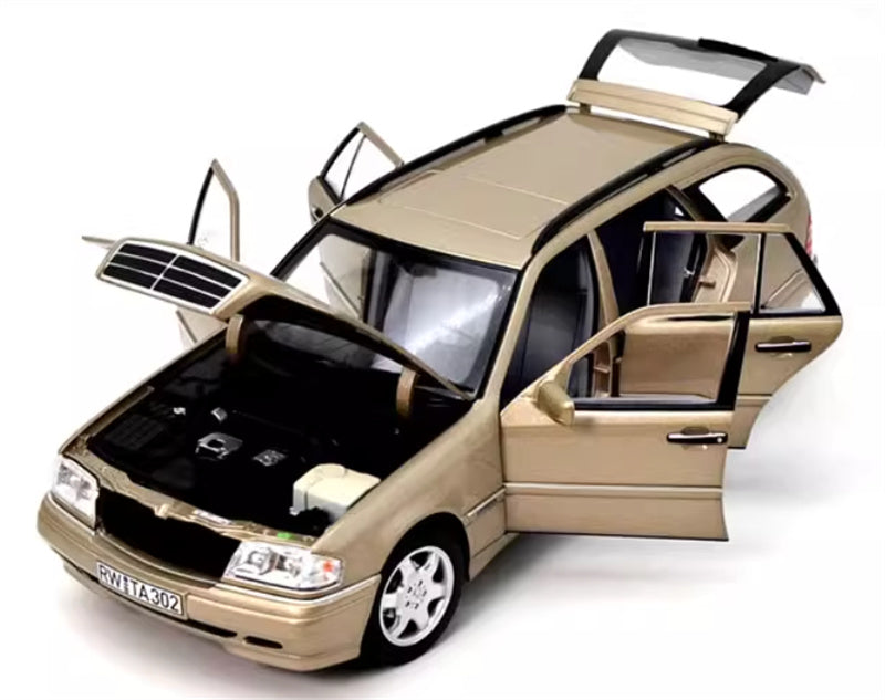 NOREV Mercedes Benz C-CLASS T 1997 station wagon Champagne Gold 1:18 Car Pre-built Model view5