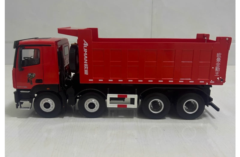 FOTON Auman Kunlun Dump Truck Red 1:24 Truck Pre-built Airliner Model Display view2