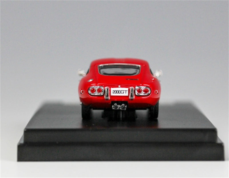 LCD-MODELS TOYOTA 2000GT Red Vintage Car 1:64 car Pre-built Model view5