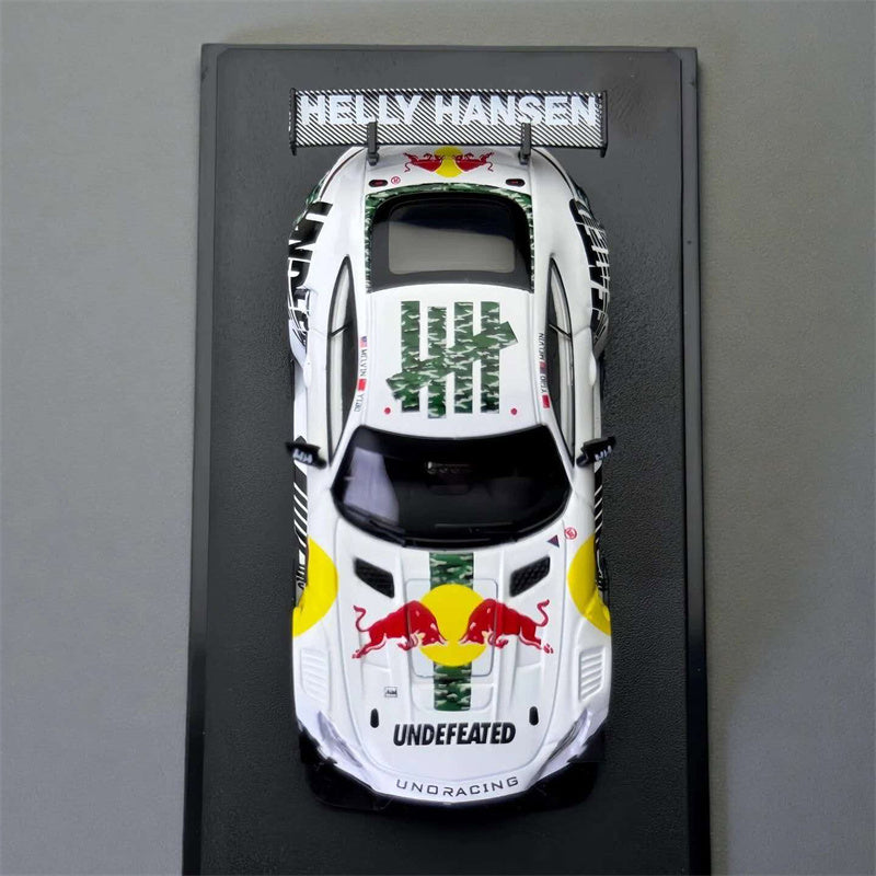 1:64 Mercedes-Benz AMG GTS modify White FLOZ DIECAST Model