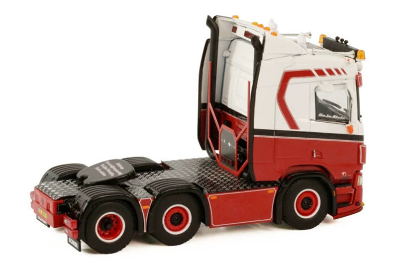 WSI SCANIA R NORMAL CR20N 6X2 JOHAN VAN WELIE TRANSPORT 1:50 Truck Pre-built Model