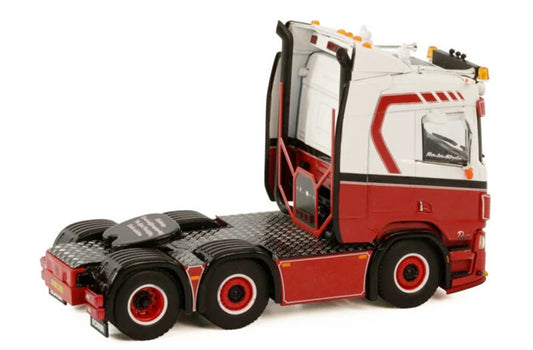 WSI SCANIA R NORMAL CR20N 6X2 JOHAN VAN WELIE TRANSPORT 1:50 Truck Pre-built Model