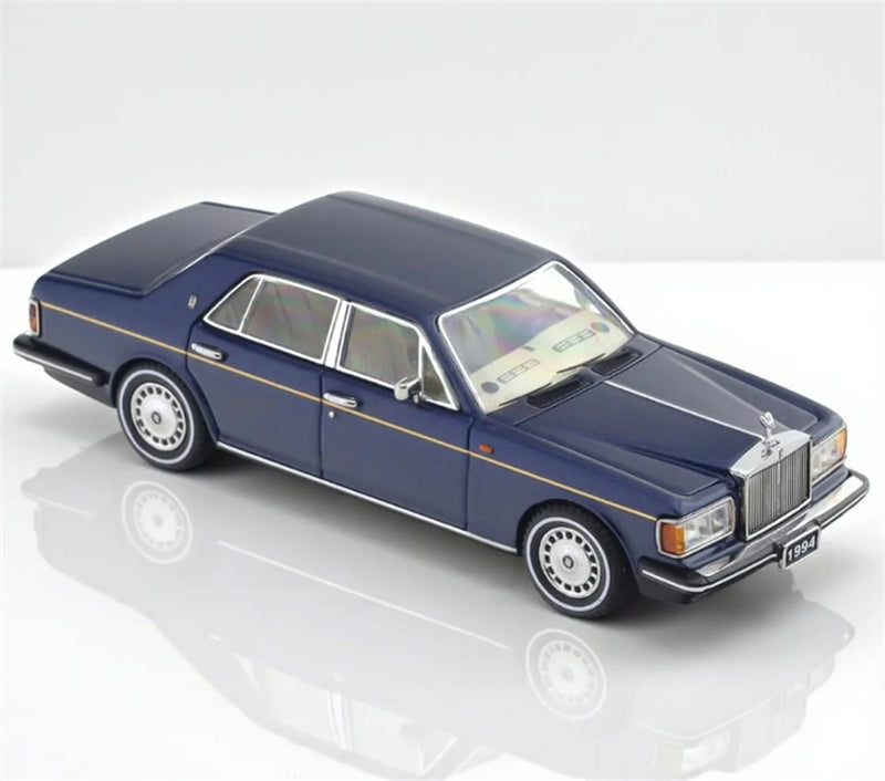 GFCC 1994 Rolls Royce Silver Spur III Dark Blue Gold waistline Limited Edition LHD 1:64 car Pre-built Model view2
