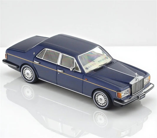 GFCC 1994 Rolls Royce Silver Spur III Dark Blue Gold waistline Limited Edition LHD 1:64 car Pre-built Model view2