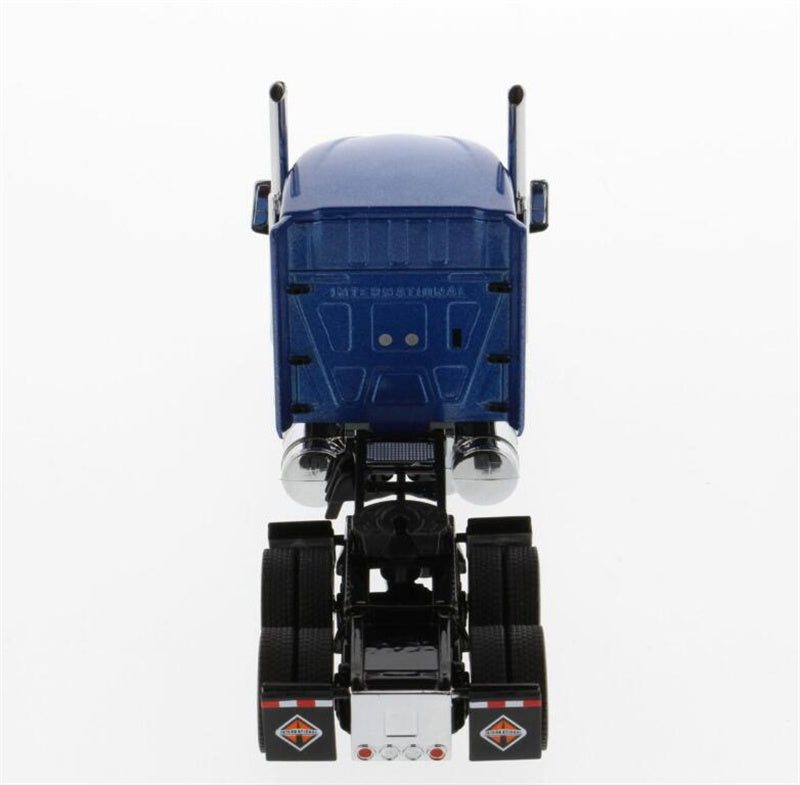 CATERPILLAR  International LoneStar Sleeper American version Metallic Blue Tandem Prime Mover Tractor Truck  1:50 Truck Pre-built Model