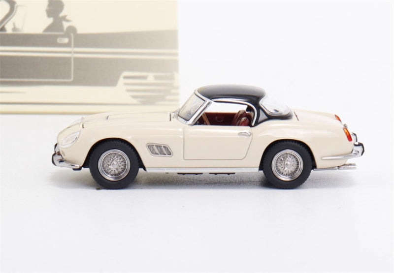 GFCC 1960 SWB Ferrari 250GT California Convertible Beige white Limited Edition 499PCS ONLY LHD 1:64 car Pre-built Model view3