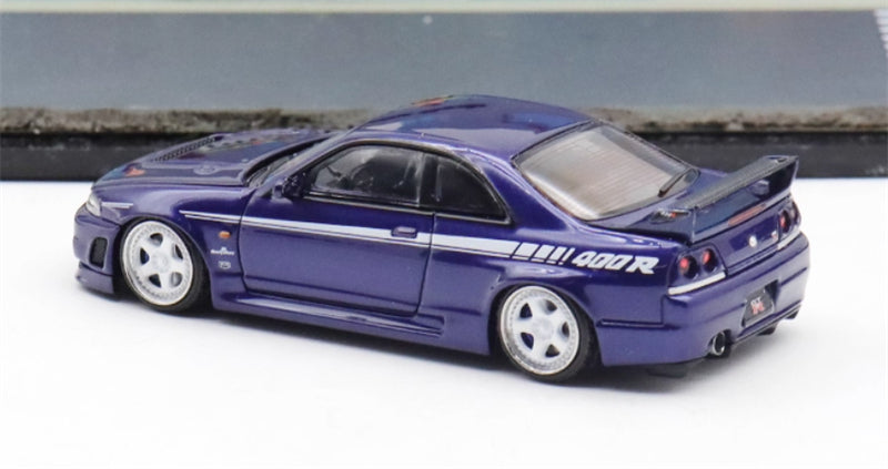Focal Horizon Nissan Skyline GT-R R33 Nismo 400R Deep Blue Limited Edition 999PCS ONLY 1:64 Car Pre-built Model view6