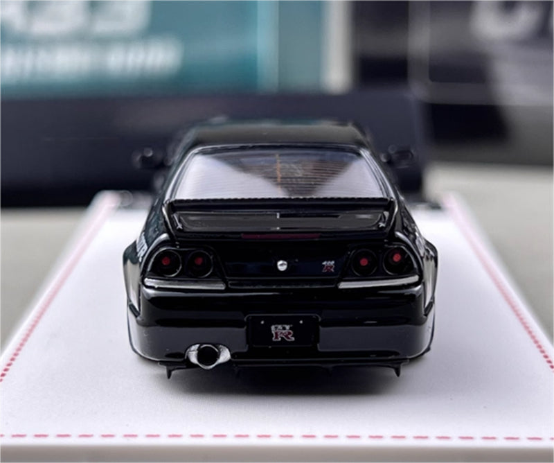 Focal Horizon Nissan Skyline GT-R R33 Nismo 400R Black Limited Edition 699PCS ONLY 1:64 Car Pre-built Model view6