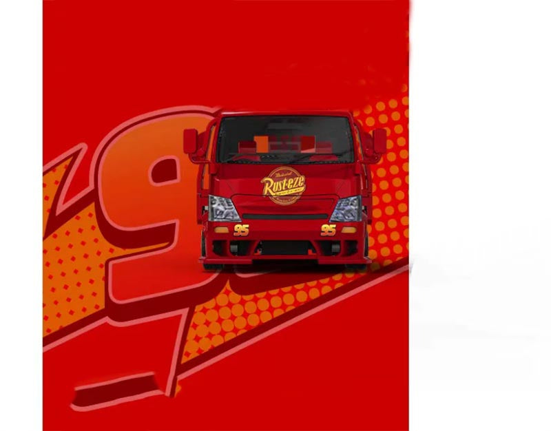 1:64 Hino H300 Red COOL.CAR Limited Edition 999PCS ONLY DIECAST Model