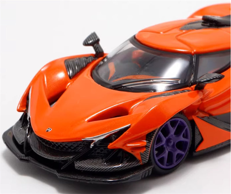 SmallcarsART Apollo IE Supercar orange Limited Edition 499PCS ONLY 1:64 Car Pre-built Model view7