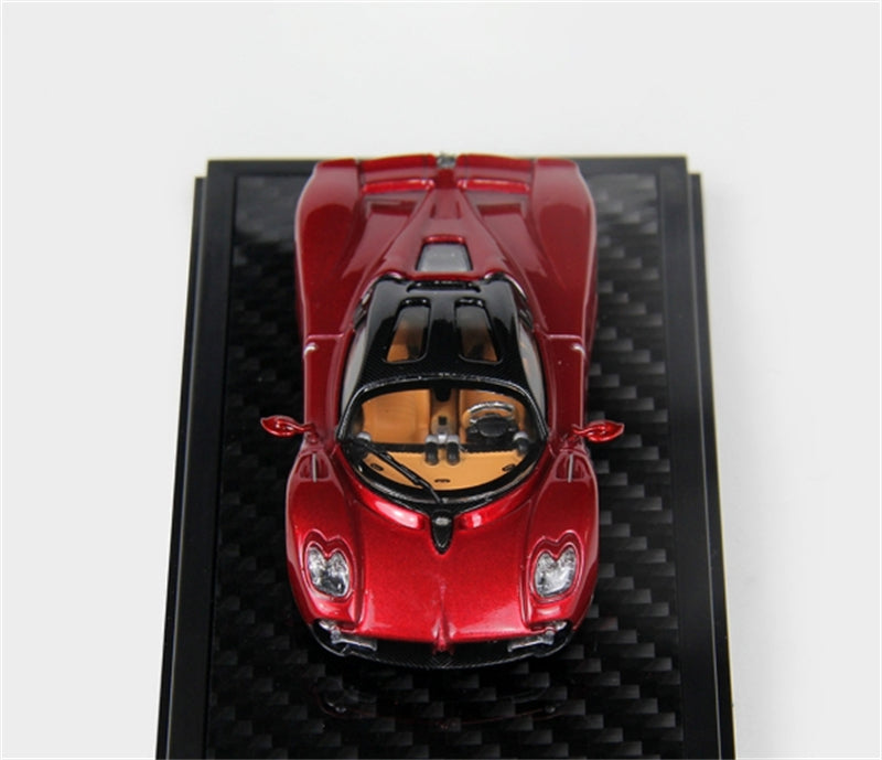 LCD-MODELS Pagani Utopia Super Car Coupe Red 1:64 car Pre-built Model view6