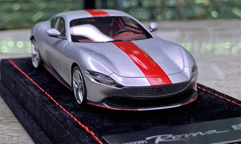1:43 BBR MODELS Ferrari Roma Matt Sunusilver 30th Anniversary Edition LTD 20PCS view8