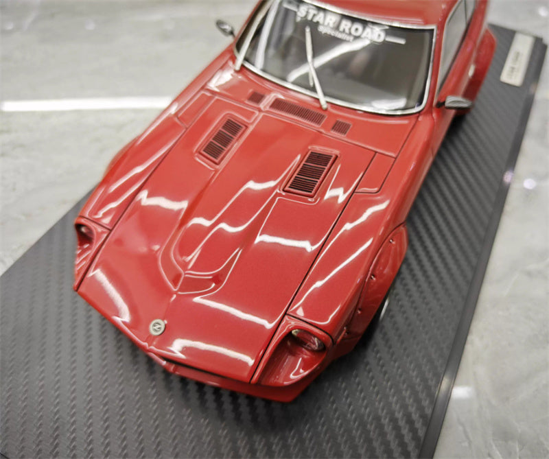 IGNITION MODEL Nissan Fairlady ZS30 STAR ROAD METALATE RED 1:18 Car Pre-built Model view6