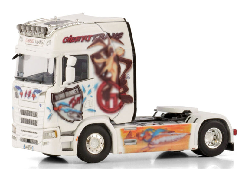 WSI SCANIA S HIGHLINE CS20H 4X2 Giberttrans 1:50 Truck Pre-built Model