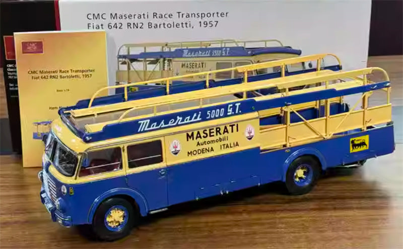 CMC Maserati Race Transporter Fiat 642 RN2 Bartoletti Automobili
Fiat 642 RN2 Bartoletti1957 Limited Edition 1:18 Truck Pre-built Model view7
