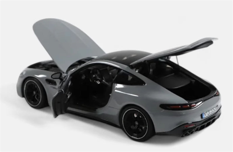 NZG Mercedes AMG GT43 Fully open Gray 1:18 Car Pre-built Model