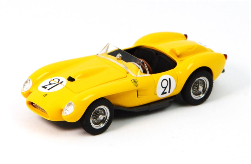 GFCC 1957 Ferrari 250 Testa Rossa Racing Yellow #91 LHD 1:64 car Pre-built Model view1