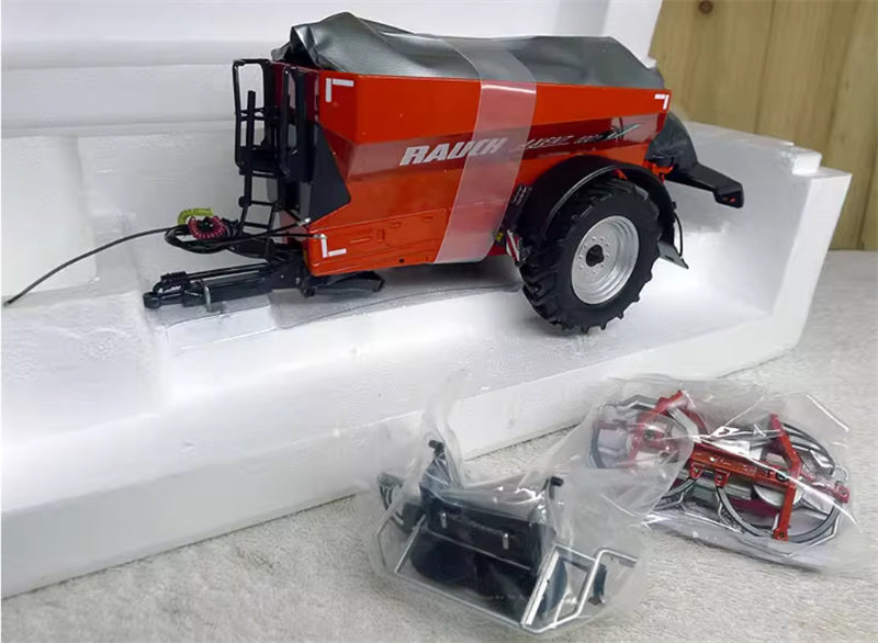 ROS Axent 100.1 Rauch agricultural fertilizer tractor trailer Red 1:32 Truck Accessories Pre-built Model