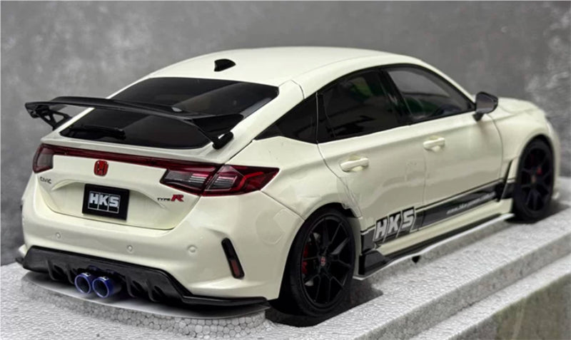 1:18 Honda Civic Type R FL5  Championship White HKS MOTORHELIX Limited Edition 499PCS ONLY DIECAST Model