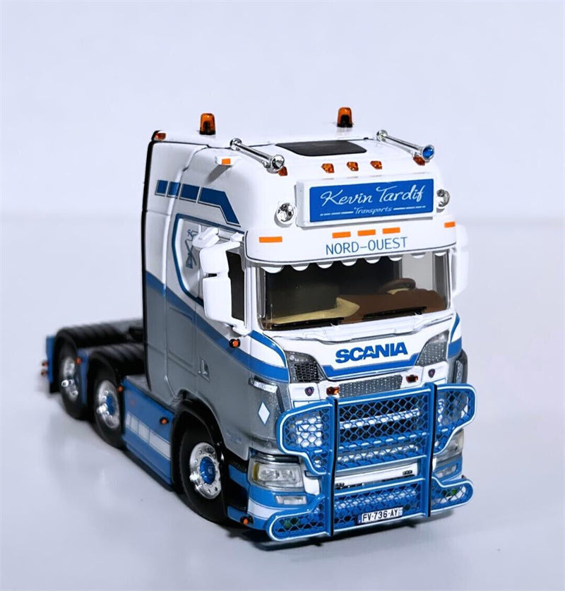 WSI SCANIA S HIGHLINE CS20H 6X2 TWINSTEER KEVIN TARDIF 1:50 Truck Pre-built Model