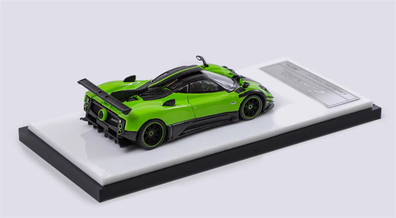 HKM Premium Pagani Zongta 760 hardtop Apple Green Limited Edition 999PCS ONLY 1:64 Car Pre-built Model view3