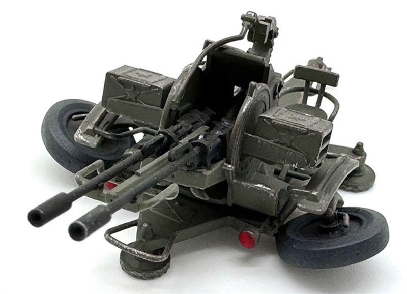 ARTISAN Russian Soviet ZU-23-2 Double barreled Anti Aircraft 1:72 Tank Pre-built Model