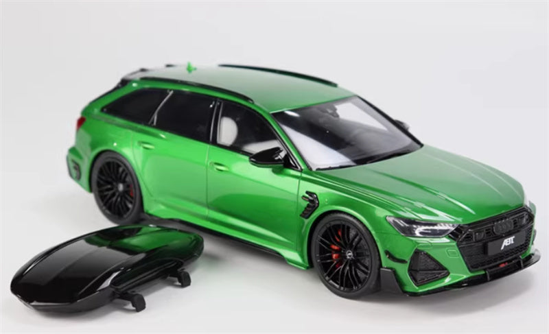 1:18 Audi ABT RS6-R C8  Metallic Green  GT SPIRIT W/ roof box Limited Edition 666PCS ONLY Resin Car Model