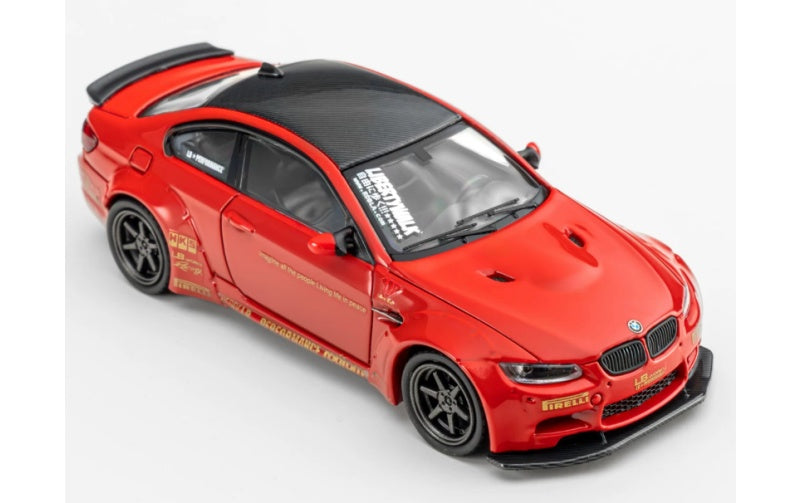 1:64 BMW LB M3 E92  Standard Red Fine model  Limited Edition 699PCS ONLY DIECAST Model