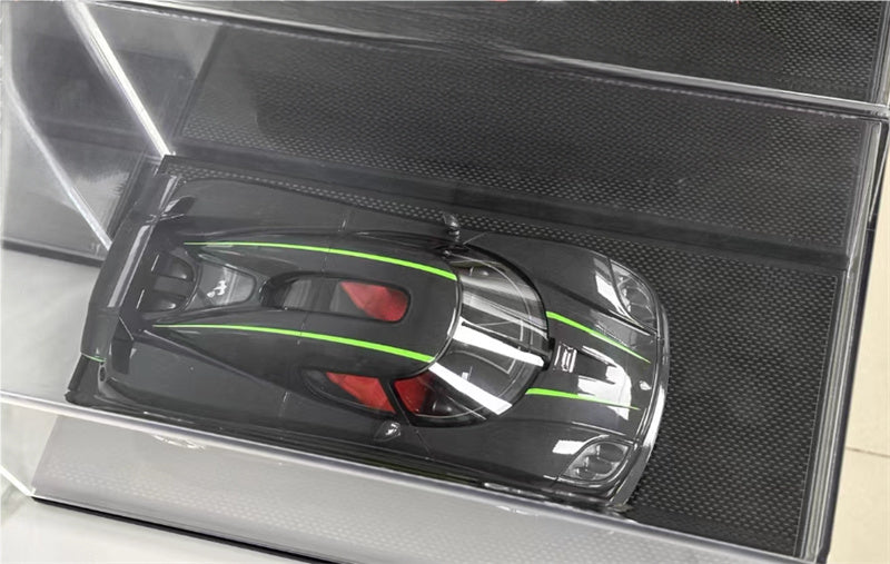 1:18 Koenigsegg CCXR Fluorescent green VMB Resin Car Model view2