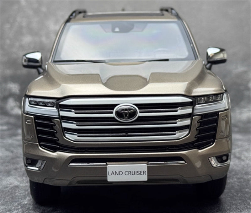 LCD-MODELS Toyota Land Cruiser LC300 ZX SUV gold 1:18 Car Pre-built Model view9