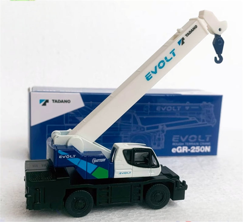 IMC TADANO EVOLT eGR-250N mini Rough Terrain Crane Blue White 1:125 Truck Pre-built Model