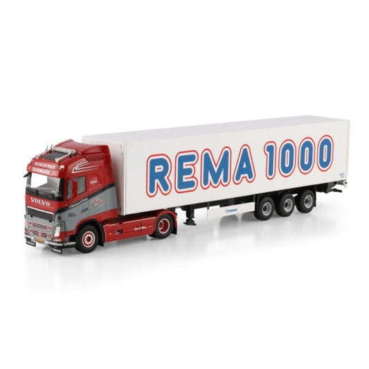 1:50 VOLVO N.C. CHRISTENSEN FH4 4X2 BOX TRAILER 3 AXLE WSI   DIECAST Model