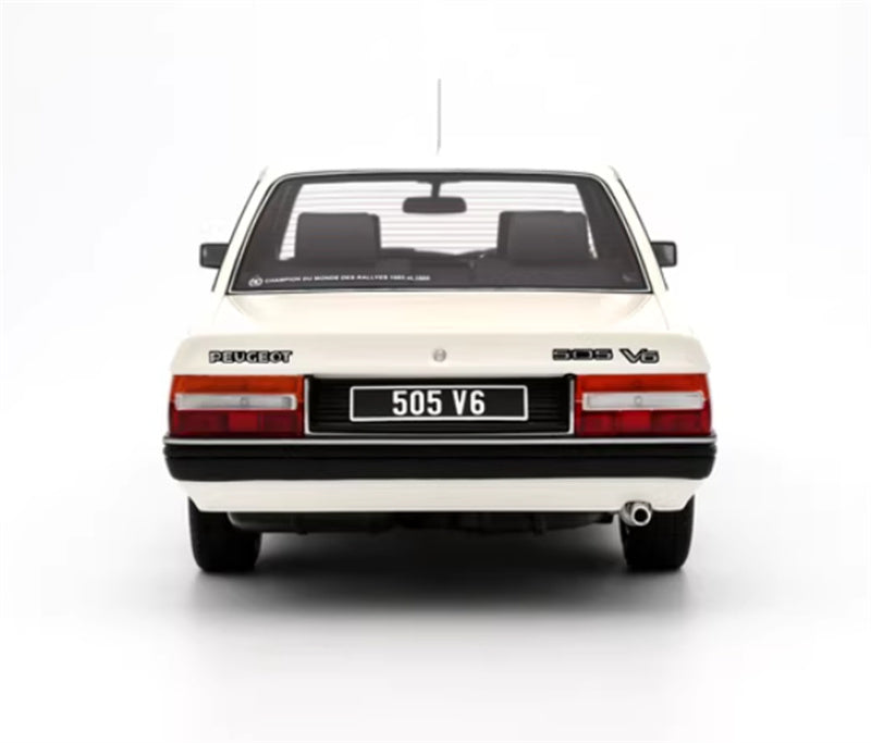1:18 PEUGEOT 505 V6 BLANC MEIJE 1989 White  OTTO Limited Edition 999PCS ONLY Resin Car Model