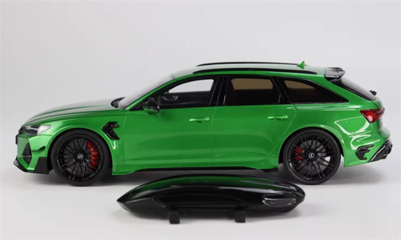 1:18 Audi ABT RS6-R C8  Metallic Green  GT SPIRIT W/ roof box Limited Edition 666PCS ONLY Resin Car Model