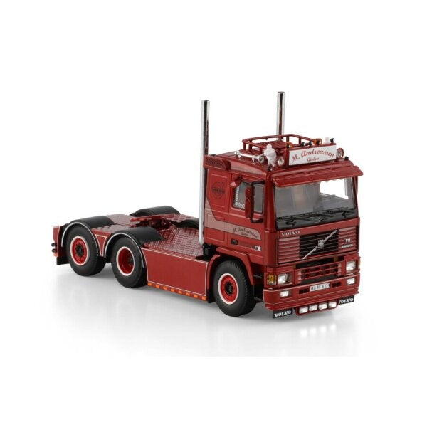 1:50 VOLVO MICHAEL ANDREASSEN F12  6X2 WSI  Red DIECAST Model