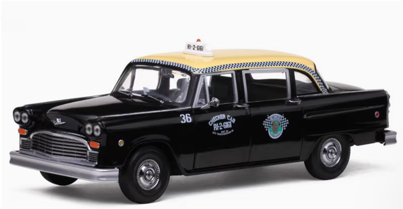 Sun Star 1981 Checker A11 New York Taxi Black 1:18 Car Pre-built Model view1