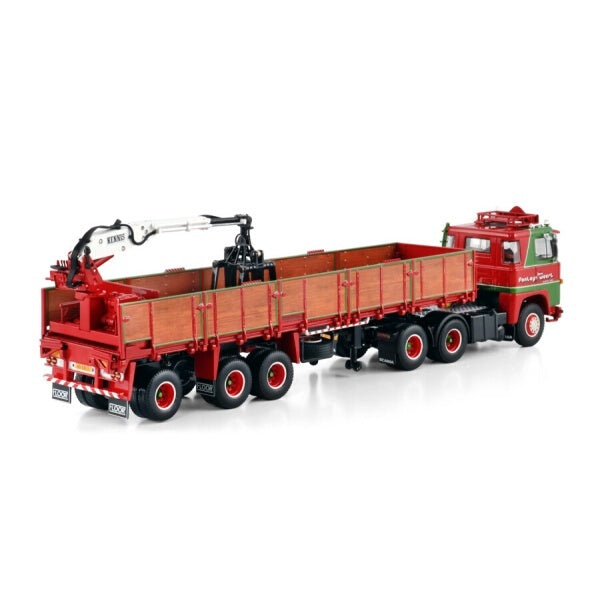 1:50 SCANIA FONTEIJN WEERT O series 6X2 BRICK TRAILER 3 AXLE WSI   Diecast Model